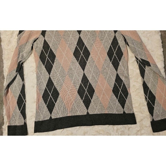 Charter Club Cardigan Preppy Style Pink and Gray Women's Size Medium - Picture 10 of 10